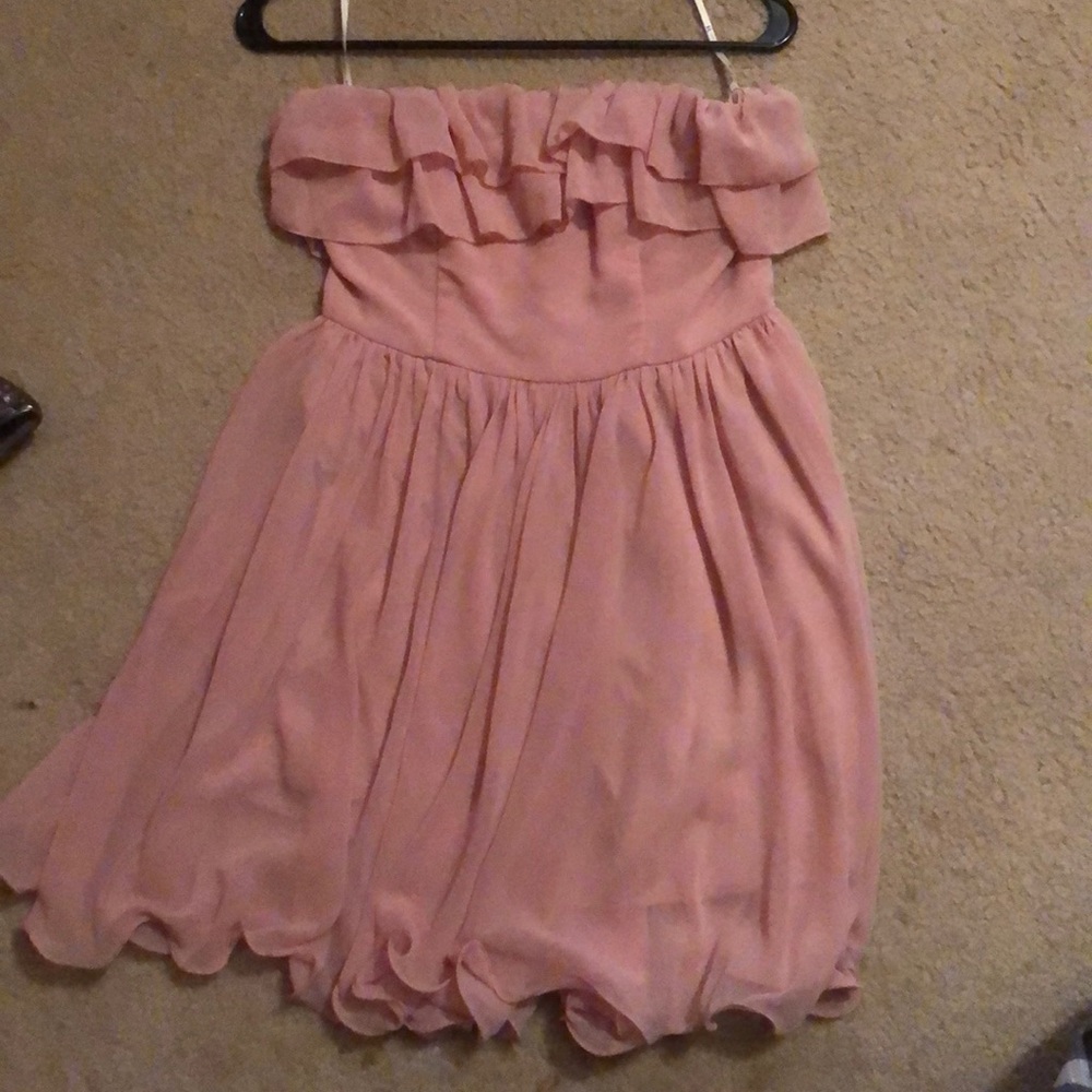 Mini pink dress